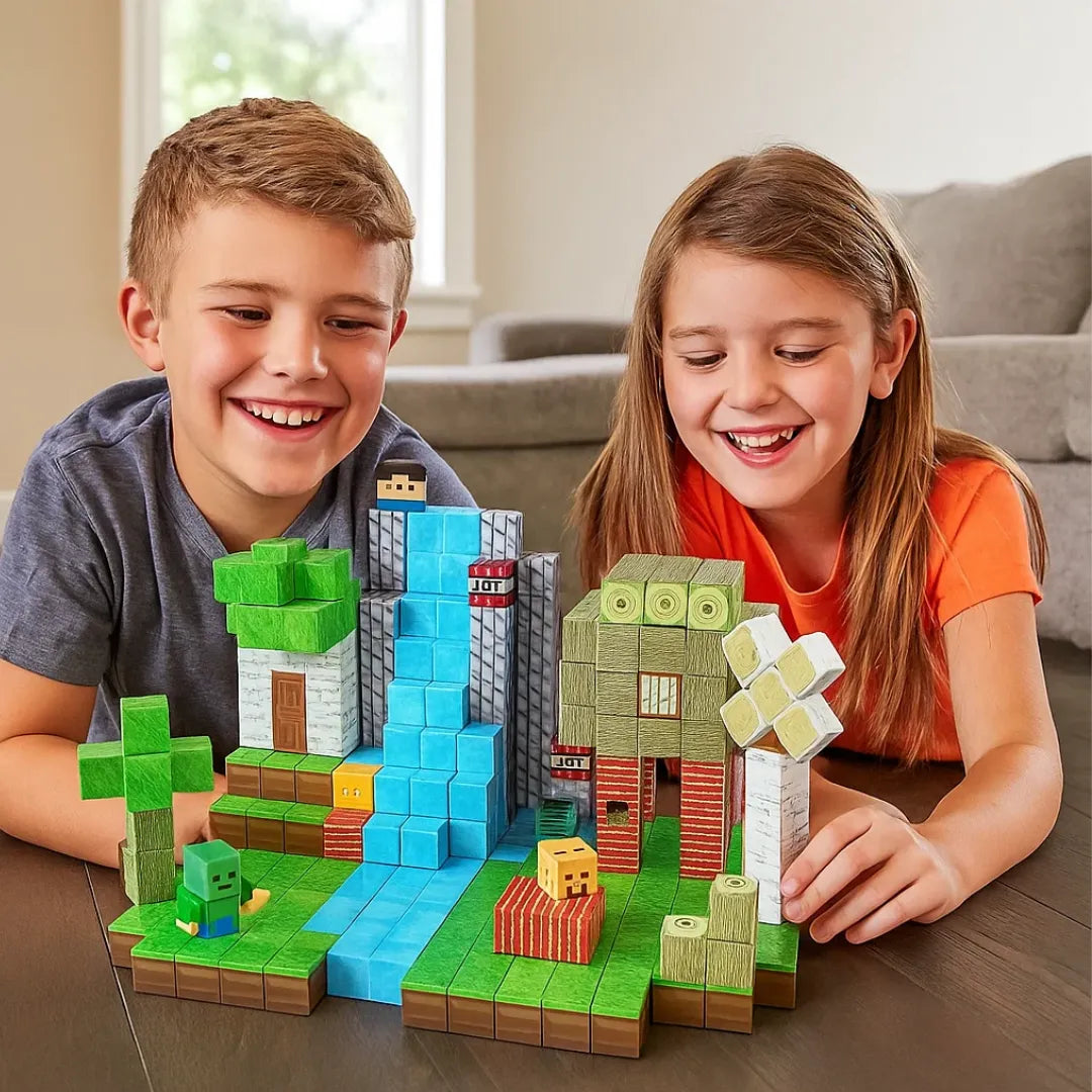 Magnetic Blocks™ 200 bloques - Construye sin límites.