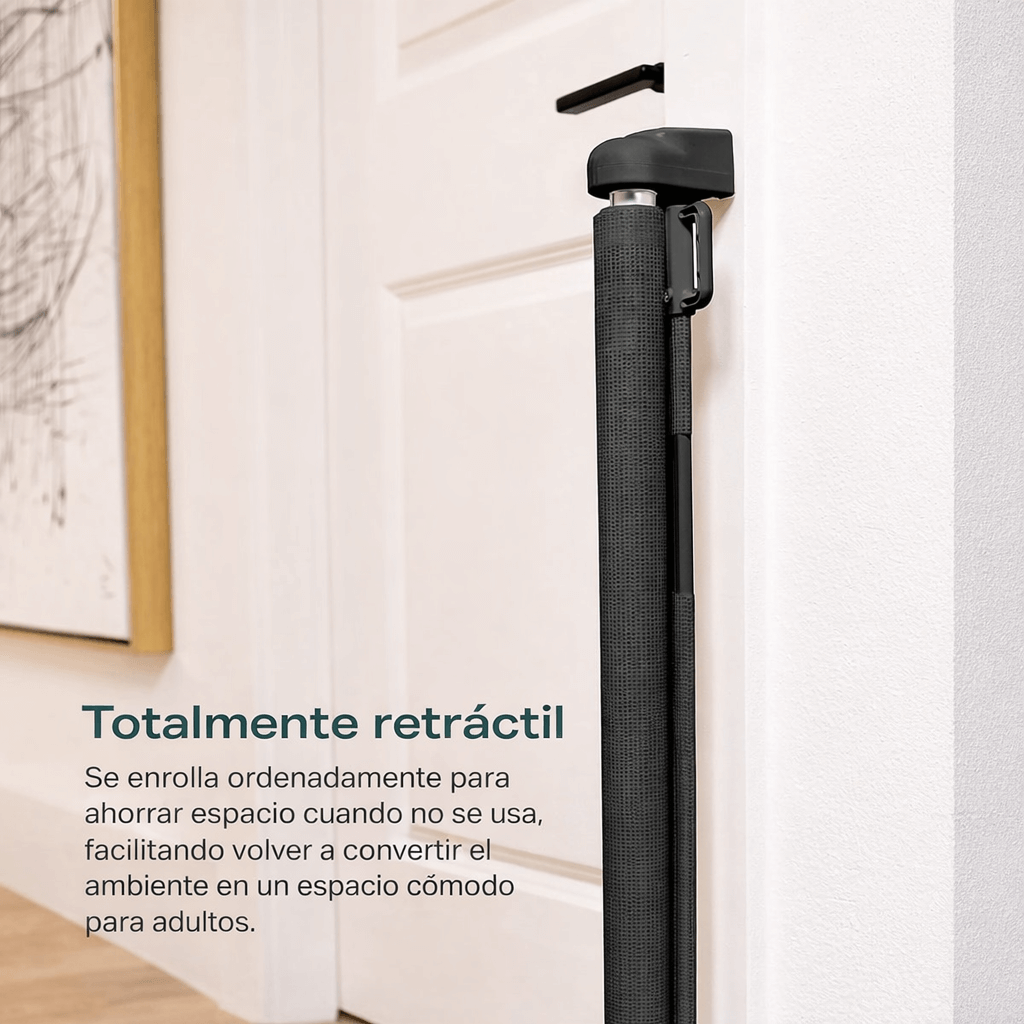 SafeRoll Kids™ - Protección Total Para Tus Hijos Sin Puertas Pesadas