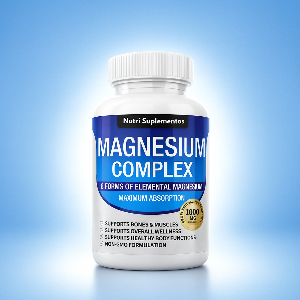 Magnesium Complex 60 cápsulas - Energía, descanso y bienestar en una sola cápsula