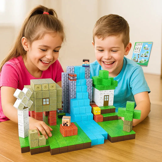 Magnetic Blocks™ 200 bloques - Construye sin límites.