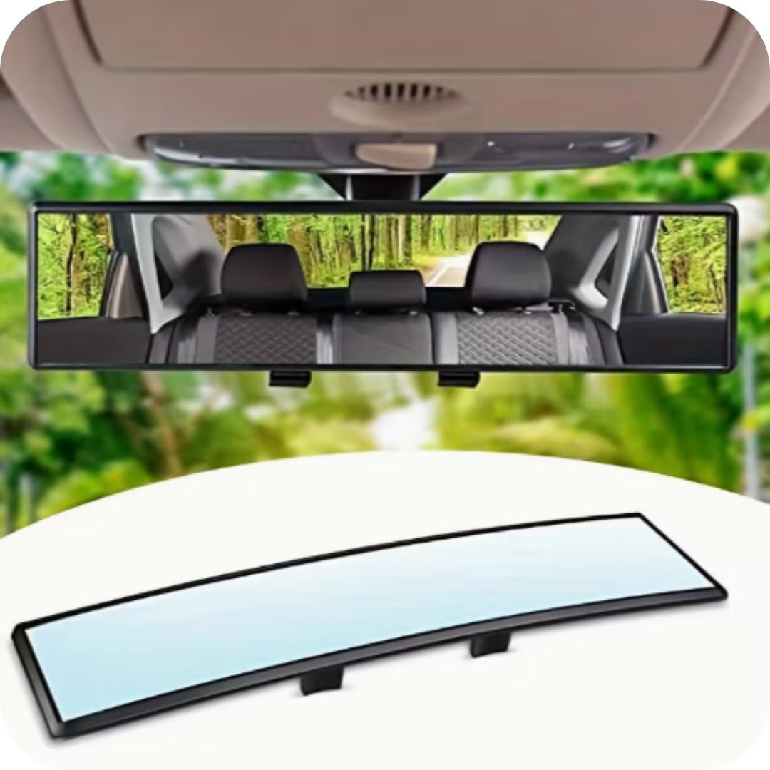 VistaMax 360™  – Espejo Retrovisor Panorámico de Alta Visibilidad