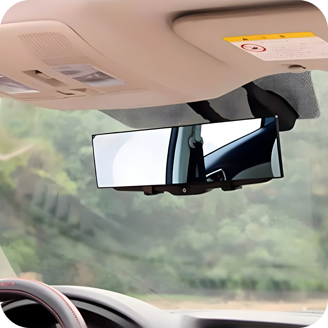 VistaMax 360™  – Espejo Retrovisor Panorámico de Alta Visibilidad
