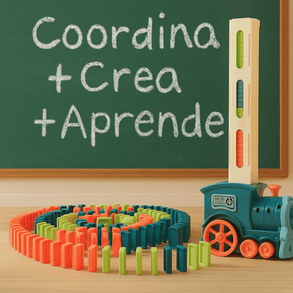 DominoTrain Go! ¡El tren que juega, enseña y despierta la creatividad de tu hijo!