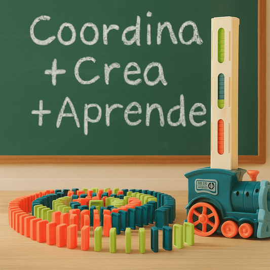 DominoTrain Go! ¡El tren que juega, enseña y despierta la creatividad de tu hijo!