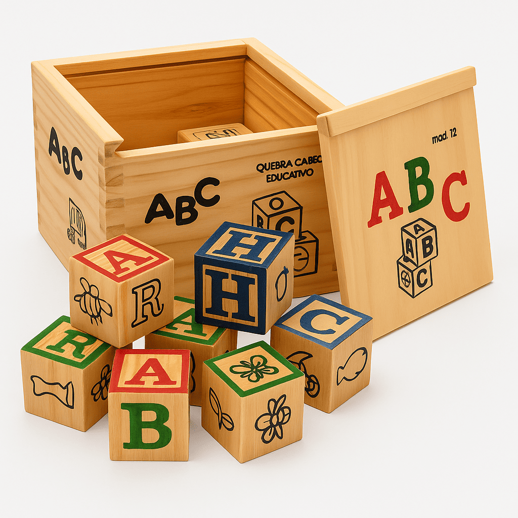 Juego didáctico de madera 48pcs - Impulsa el Desarrollo de tu Hijo Desde Casa