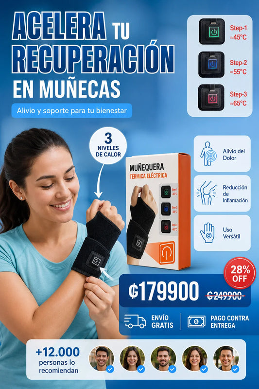 Muñequera Termica Electrica