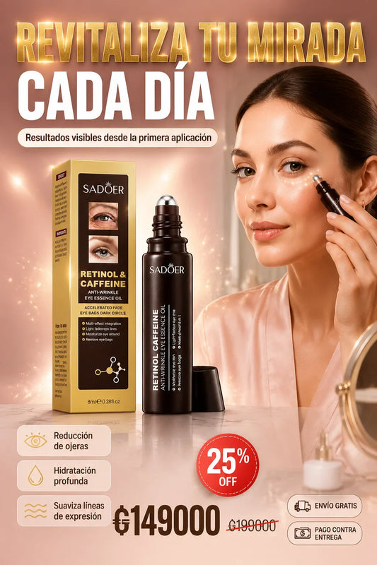 Baston Antiarrugas Ojos Retinol + cafeina
